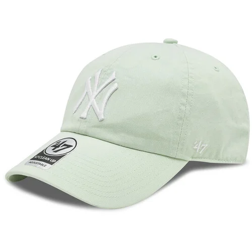 47 Brand Kapa s šiltom Mlb New York Yankees '47 Clean Up W/ No Loop Label B-NLRGW17GWS-B0 Zelena