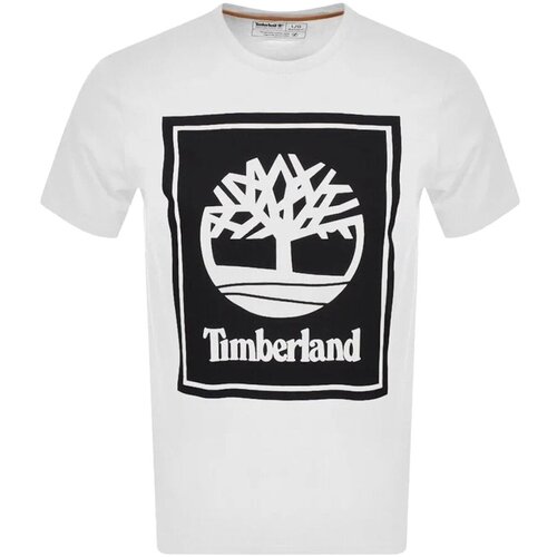 Timberland Majice s kratkimi rokavi TB0A2AJ1 Bela Cene