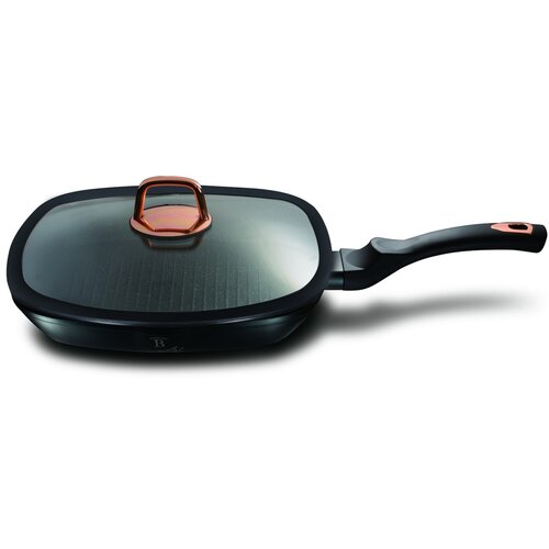 Berlinger Haus grill tiganj sa poklopcem 28 cm black rose collection 490619 Cene