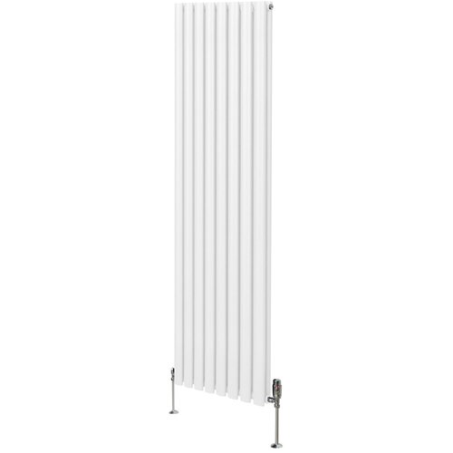 Monster ovalni radiator in ventili - 1800 mm x 480 mm - bel, (21569967) Slike