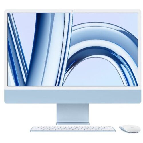 Apple računalnik iMac 24 4.5K, M3 8C-10C, 8GB, 256GB - Blue Cene