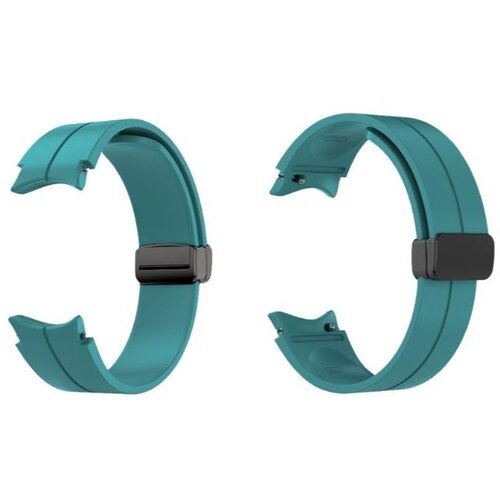 Chameleon Silikonski pašček 20mm, Clip turkizen, za pametno uro Cene