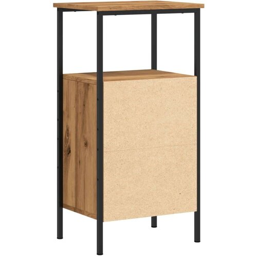 VidaXL Noćni ormarić Artisan hrast 41x31x80 cm izrađeno drvo Slike