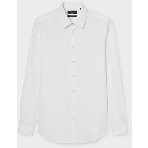 CA Muška košulja, Slim fit, Kent okovratnik, Bela Slike
