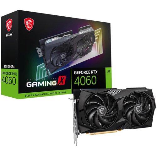MSI Grafična kartica nVidia RTX4060 GAMING X - 8GB GDDR6 | 3xDisplayport 1.4a 1xHDMI 2.1a (RTX 4060 GAMING X 8G), (20778241) Slike