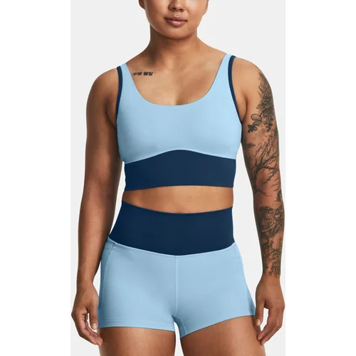 Under Armour Tank Top Meridian Fitted Crop Tank-BLU - Women