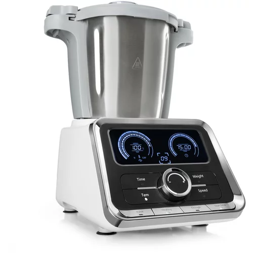 Klarstein GrandPrix kuhinjski aparat, 500W / 1000W, posuda za miješanje 2,5l od nehrđajućeg čelika, bijela boja