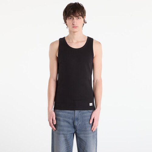 Calvin Klein Jeans 2X2 Rib Badge Tank Black M Cene
