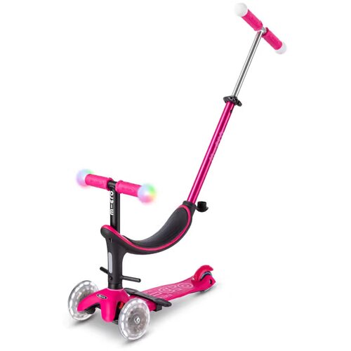  Micro Mini2Grow Deluxe Magic LED romobil i guralica, Pink Slike