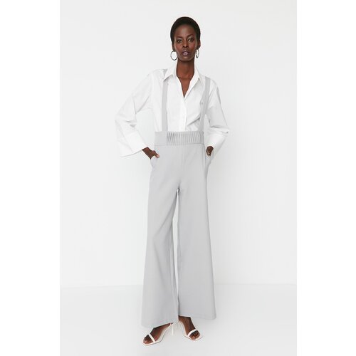 Trendyol Ženske pantalone TWOAW22TU0284/Black Slike