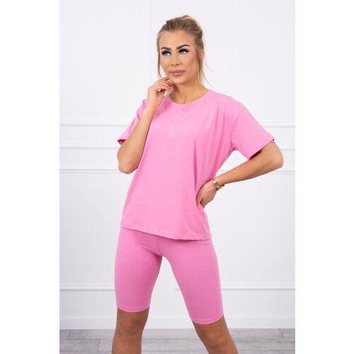Kesi Set of top+leggings light pink Slike
