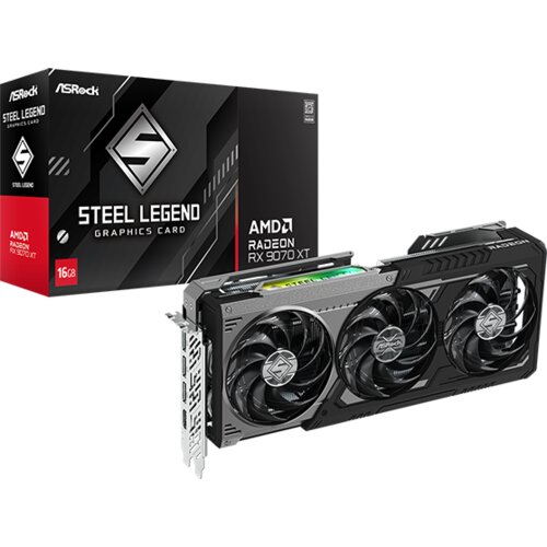 AsRock VGA RX 9070 XT CL16GB GDDR6, 256bit, 3xDP, HDMI Cijene