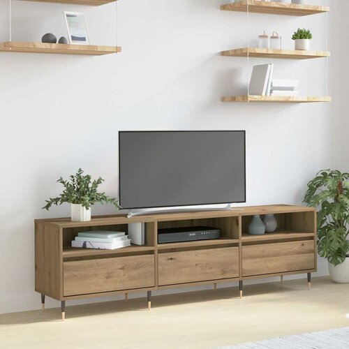 TV ormar 150 x 30 x 45 cm Umjetnički hrast Konstruirano drvo Cijene