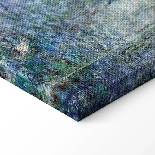  Slika - Claude Monet &amp;ndash; The Water Lilies &amp;ndash; Clear Morning with Willows 100x40 Standard Slike