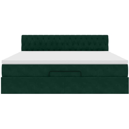  Otomanski krevet s madracem i LED 160x200 cm bar&amp;scaron;unasti Slike