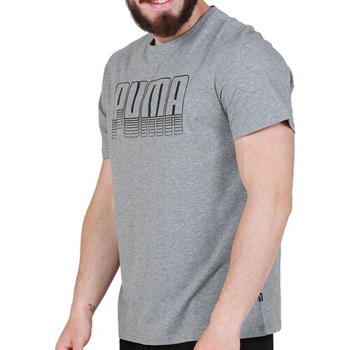 Puma Muška majica BASIC TEE-587763-03 siva Cene