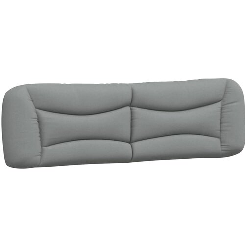 vidaXL Jastuk za uzglavlje svjetlosivi 193 cm od tkanine - Svjetlosiva 193 cm 1 Cijene