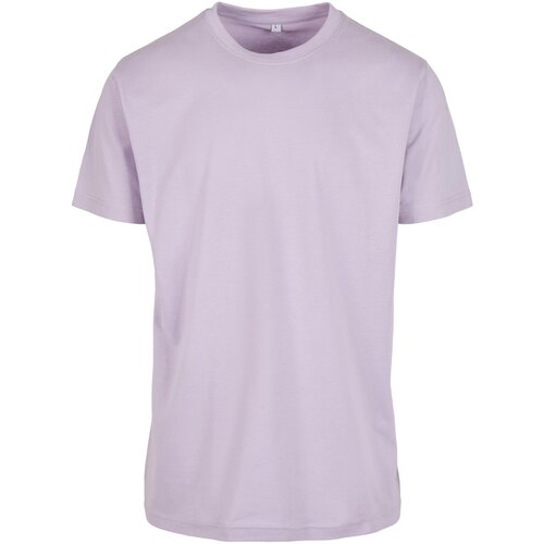 Build Your Brand Plus Size Lilac round neckline T-shirt Slike