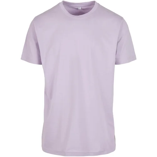 Build Your Brand Plus Size Lilac round neckline T-shirt