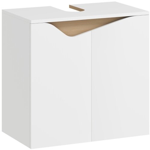 Nesta Omarica pod umivalnikom s Soft-Close vrati, kopalni&scaron;ka, bela, 60 x 35 x 57,9 cm, (5000493133) Cene