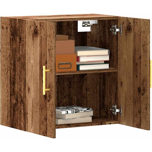 VidaXL Stenska omarica starinski les 60x31x60 cm inženirski les Slike