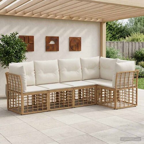  Set vanjskih sofa Prirodna Poliester Cijene