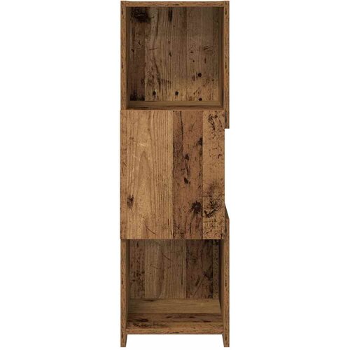  Kutni ormarić Staro drvo 30,5x30x95cm Konstruirano drvo Slike