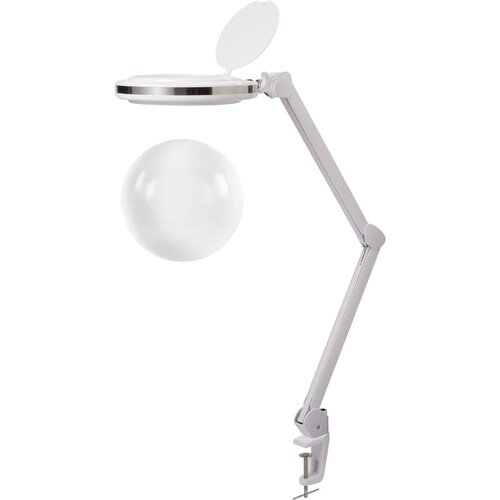 Toolcraft Povečevalna svetilka 127 mm 3D 1,75 x 820 Im, zatemnitev vključno z nadomestno lečo &amp;Oslash; 127 mm TO-7447437 LED-svetilka z lupo Faktor povečave: 1.75 x, 2.25 x, (20531298) Slike