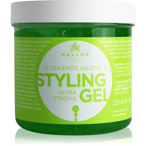 Kallos KJMN Ultra Strong Styling Gel ekstra jaki gel za kosu 275 ml Slike