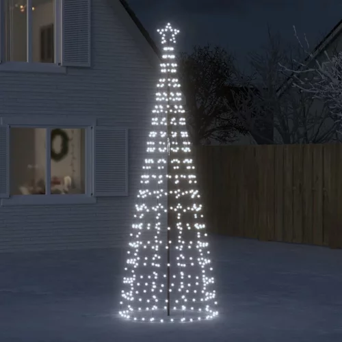  Svjetlo za božićno drvce i šiljci 570 LED hladne bijele 300 cm