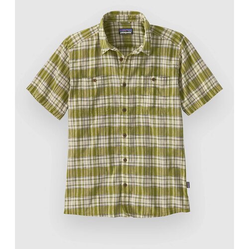Patagonia Back Step Srajca sunlight / graze green Cene