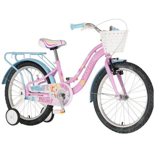 Visitor bicikl kids pearl 20" 10" v-brake kontra 115-135cm (20") roze 1203157 Cene