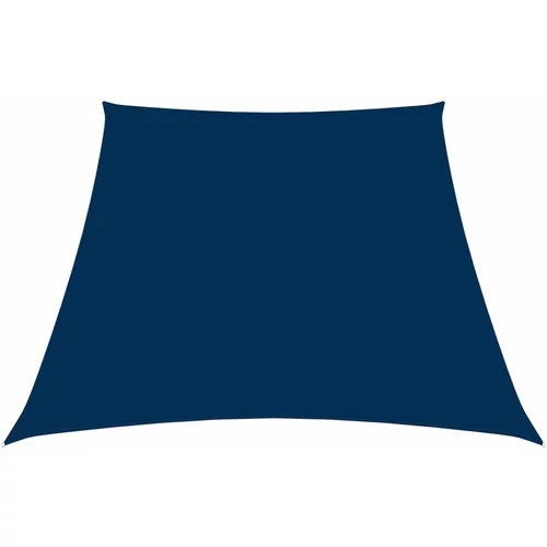 vidaXL jedro za zaštitu od sunca od tkanine trapezno 3/4 x 2 m plavo