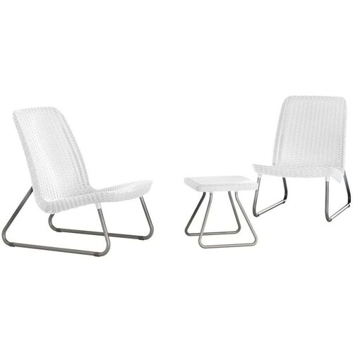 Keter 3-dijelni set namje&amp;scaron;taja za terasu Rio bijeli 218155 Slike