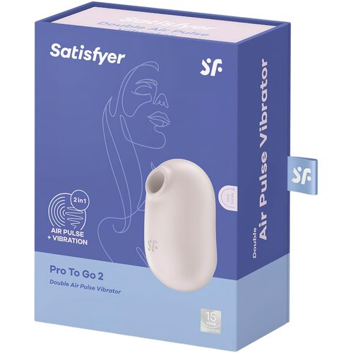 Satisfyer Stimulator Pro To Go 2 bež Slike