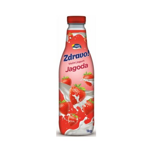 Mlekara Subotica Zdravo! voćni jogurt jagoda 1KG pet Cene