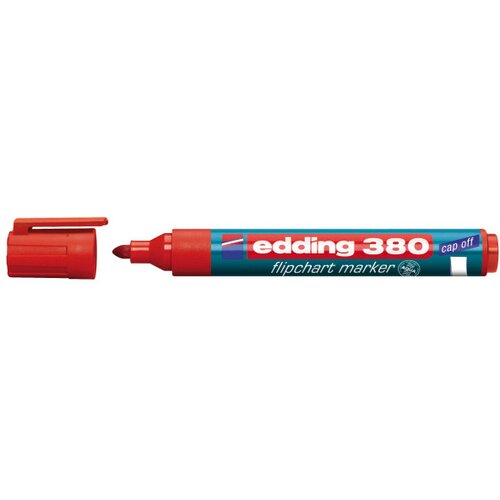 Edding flipchart marker 380 1,5-3mm, zaobljeni crvena Slike