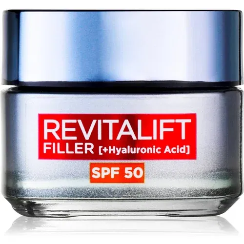 L´Oréal Paris Revitalift Filler dnevna krema protiv starenja kože lica SPF 50 50 ml