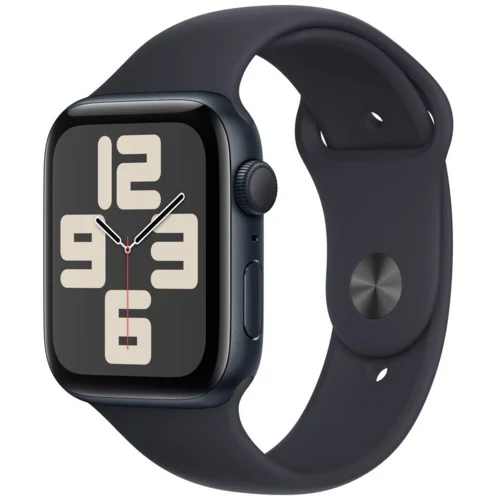 Apple Watch SE (2023), 44mm Midnight AC, Midnight SB S/M, (MRE73QCA)