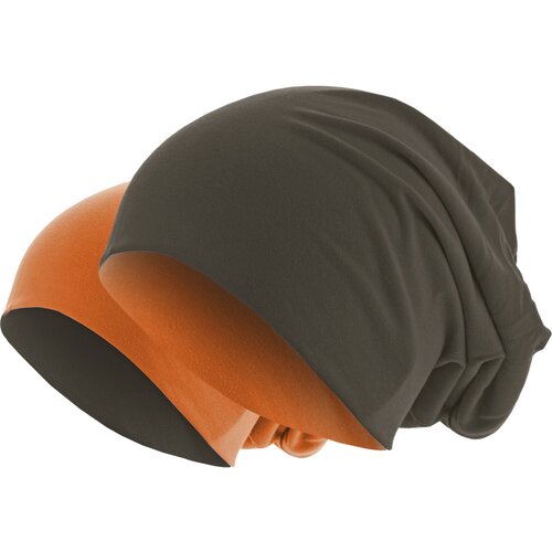 MSTRDS Jersey Beanie Double-Sided Chocolate/Orange Slike