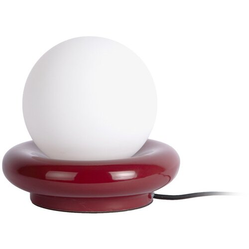 Leitmotiv Bordo rdeča keramična namizna svetilka (vi&amp;scaron;ina 19 cm) Catania Ring &amp;ndash; Slike