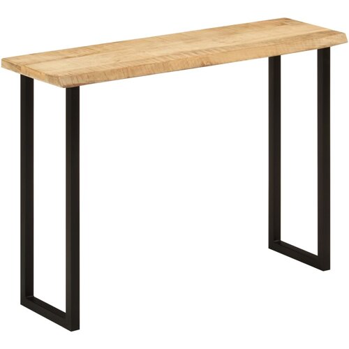 Konzolni stol sa živim rubom 105x33x76 cm masivno drvo manga Slike