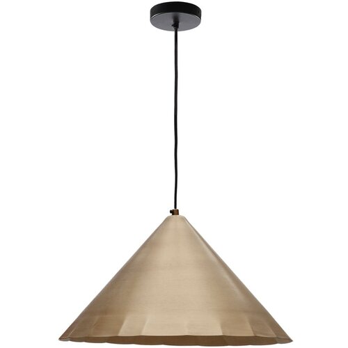 Kave Home Viseća svjetiljka mjedena s metalnim sjenilom &amp;oslash; 46 cm Parlava &amp;ndash; Slike