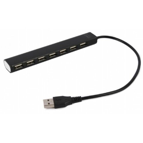 Gembird UHB-U2P7-04 USB 2.0 7-port hub, black Slike