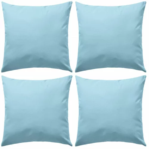  Vrtni jastuci 4 kom 45 x 45 cm svjetlo plavi