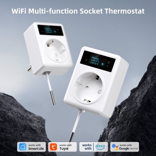  Immax NEO 07811L - Pametna utičnica sa termometrom F 3680W Wi-Fi Slike