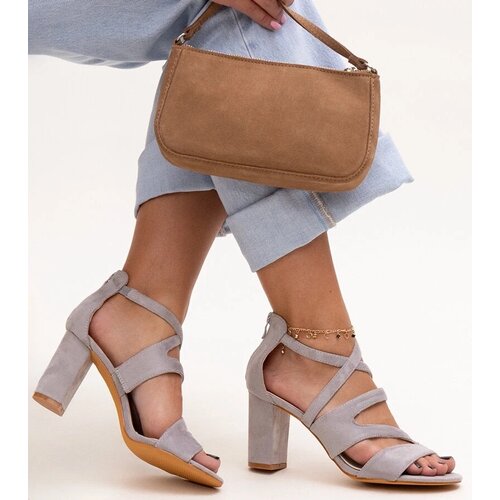 D/CEO Black sandals on a block heel Millo Slike