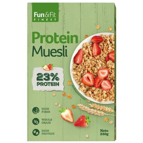 FUN&FIT musli protein 250g Slike
