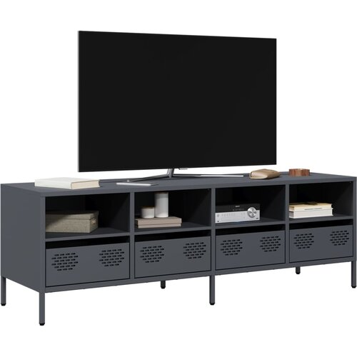 TV ormarić antracit 135 x 39 x 43,5 cm hladno valjani čelik Cijene