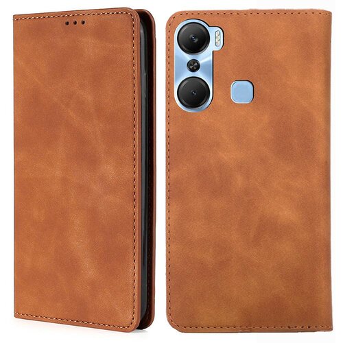 INORCO Za Infinix Hot 12 Pro 4G, etui za telefon z držalom za kartico, usnjen pokrov za stojalo na dotik kože, (22034468) Cene